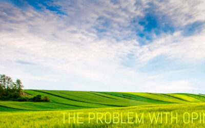 THE PROBLEM WITH OPINIONS?