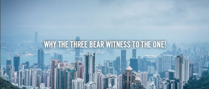 WHY THE THREE BEAR WITNESS TO THE ONE! - A Bible Minute