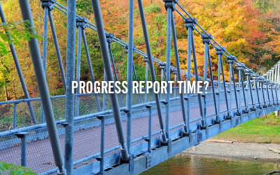 PROGRESS REPORT TIME?